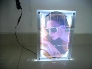 Светодиодная рамка с кристаллами, волшебное зеркало, освещенные коробки 400 мм x 600 мм