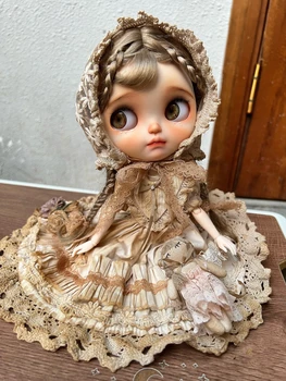 Серия для окрашивания чая BJD Blythe Одежда платье со съемной куклой 1/6 30 см для кукол (подходит для Pullip, Ob24, Licca)