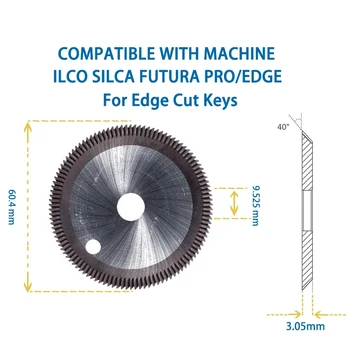 Слесарные инструменты ILCO SILCA FUTURA PRO/Кромкообрабатывающий автоматический станок для резки ключей 01F После изготовления ключей с обрезкой кромок