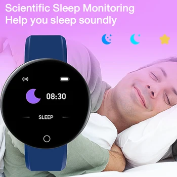 Смарт-часы D18Pro для IOS/Android Для мужчин и Женщин, Bluetooth, фитнес-трекер, спортивный браслет, пульсометр, кровяное давление, Детские Умные часы