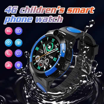 Смарт-часы с камерой 4G HD, видеочат, IP67, водонепроницаемый детский телефон, смарт-часы с GPS-определением местоположения в реальном времени, смарт-часы