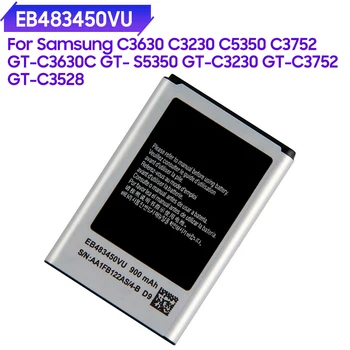 Сменный аккумулятор для телефона EB483450VU для Samsung GT-C3630 GT-S5350 C3752 GT-C3592 GT-C3230 GT-C3752 GT-C3528 C3630 C3230 C5350