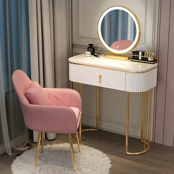 Современный шкаф для переодевания, Передвижное Зеркало, столик для макияжа, Туалетный столик, мебель для спальни, современные Роскошные Комоды для дома