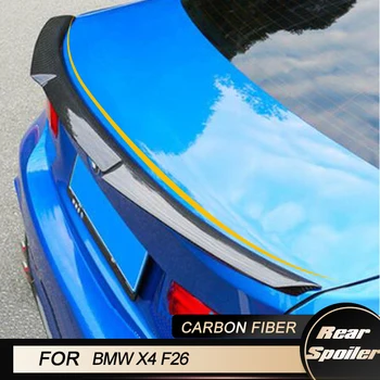 Спойлер заднего багажника автомобиля, крыло для BMW X4 F26 2014 - 2017 Автогонок, Наклейка на спойлер заднего крыла багажника из углеродного волокна