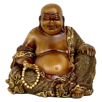 Статуя сидящего смеющегося Будды