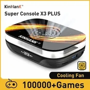 Супер Консоль X3plus Ретро Приставка для видеоигр Home Box Три Основные встроенные системы 100000+игр 50 + эмуляторов Популярные подарки