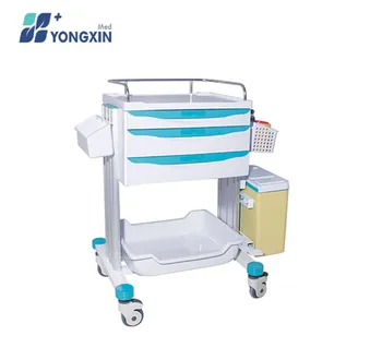 Тележка для больничной мебели, медицинская тележка для экстренного приема лекарств в больнице (YX-CT6002)