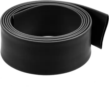 Термоусадочная трубка Keszoox диаметром 24 мм, 40 мм, плоская кабельная втулка 4: 1, 1,5 м, черная