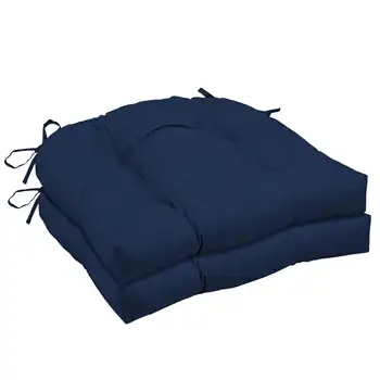 Уличная плетеная подушка для стула Arden Selections, 2 упаковки, 18 x 20, Сапфирово-синий Leala