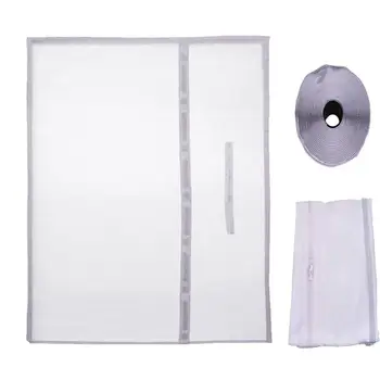 Уплотнитель окна с застежкой-молнией для портативного кондиционера воздуха Клей для эластичного тканевого уплотнителя для портативного мобильного кондиционера воздуха