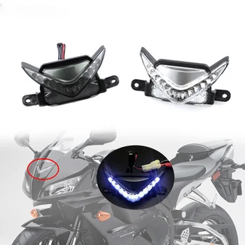 Фары мотоцикла Honda CBR600RR 2007-2011, светодиодные противотуманные фары, передний индикатор, ночная сигнальная лампа