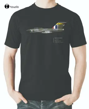 Футболка Royal Air Force Gloster Javelin Faw.9 с авиационной тематикой. Летняя Хлопковая мужская футболка с круглым вырезом и коротким рукавом, Новинка, S-5Xl, Унисекс