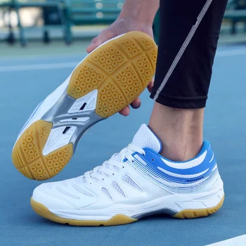 Хит продаж 2023 года, мужская и женская обувь для бадминтона для фитнеса, обувь для настольного тенниса, Унисекс, брендовая теннисная обувь для тренировок