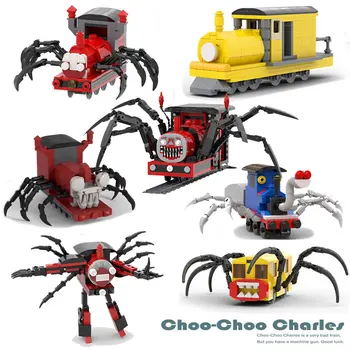 Чу-чу-Чарльз, строительные блоки, Большая игра, Страшный паук, Поезд, Кукла-животное, модель Игрушки, подарок для детей