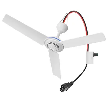 Штекер C13 Мини-Маленький Потолочный Вентилятор Воздушного Охладителя 12V-85V Тихий Подвесной Вентилятор Для Кемпинга