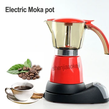 Электрическая кофеварка Эспрессо Мока мощностью 480 Вт, итальянская кофеварка мокко, домашний кофейник на 6 персон, 220-240 В, 1шт