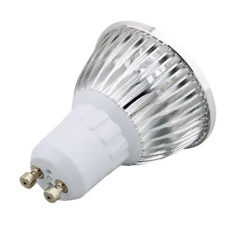Яркий 6 Вт 4LED GU10 Прожектор СВЕТОДИОДНЫЙ светильник Точечный светильник Чистый/теплый белый Низкое энергопотребление Высокоэффективная энергия
