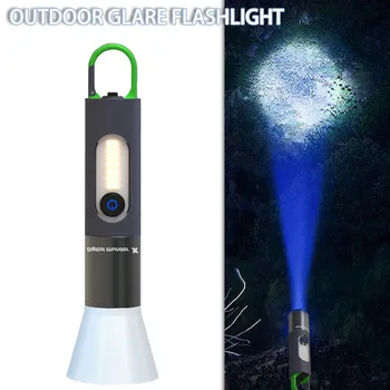 Яркий светодиодный фонарик, масштабируемый Кемпинг, Пеший Туризм, USB перезаряжаемый фонарик, открытый Улучшенный внешний вид и качественный материал, абсолютно новый